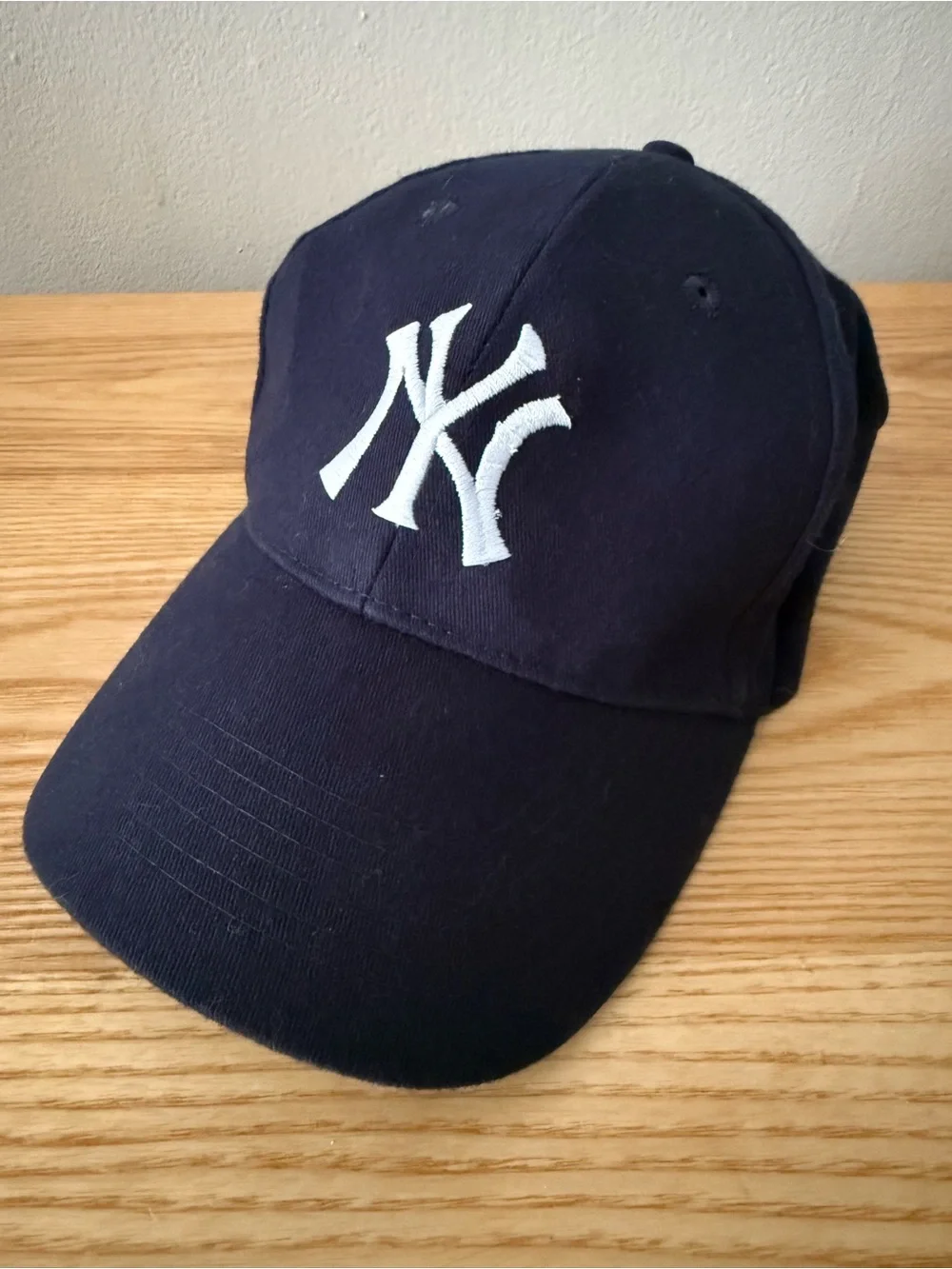 New York Baseball Cap - Navy with White Logo